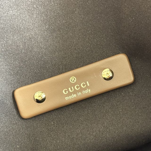 GG original suede calfskin softbit maxi shoulder bag 837466 brown