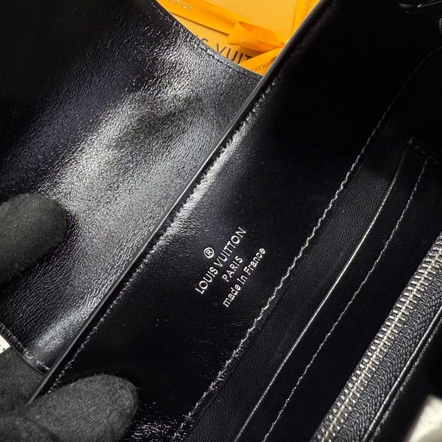 Louis vuitton original calfskin capucines east-west BB handbag M25492 black