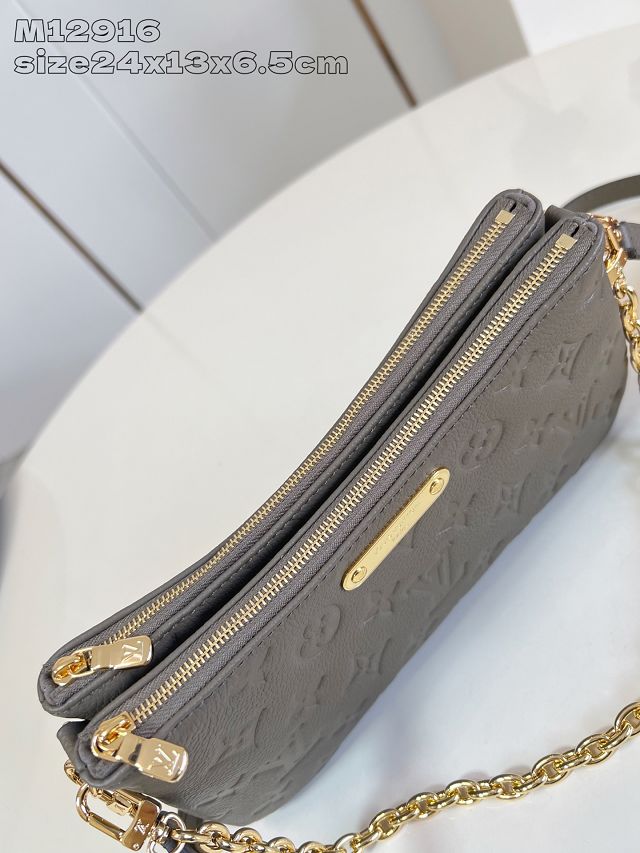 Louis vuitton original calfskin liv pochette M25816 smoke