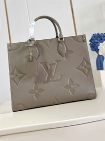 Louis vuitton original calfskin onthego mm M25523 smoke