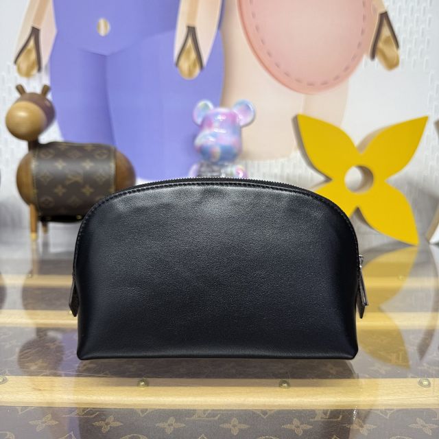 Louis vuitton original calfskin pochette cosmetique PM M15205 black