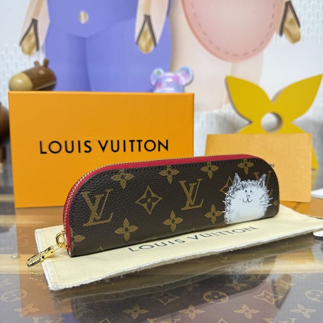Louis vuitton original monogram canvas charlotte pencil pouch GI1396