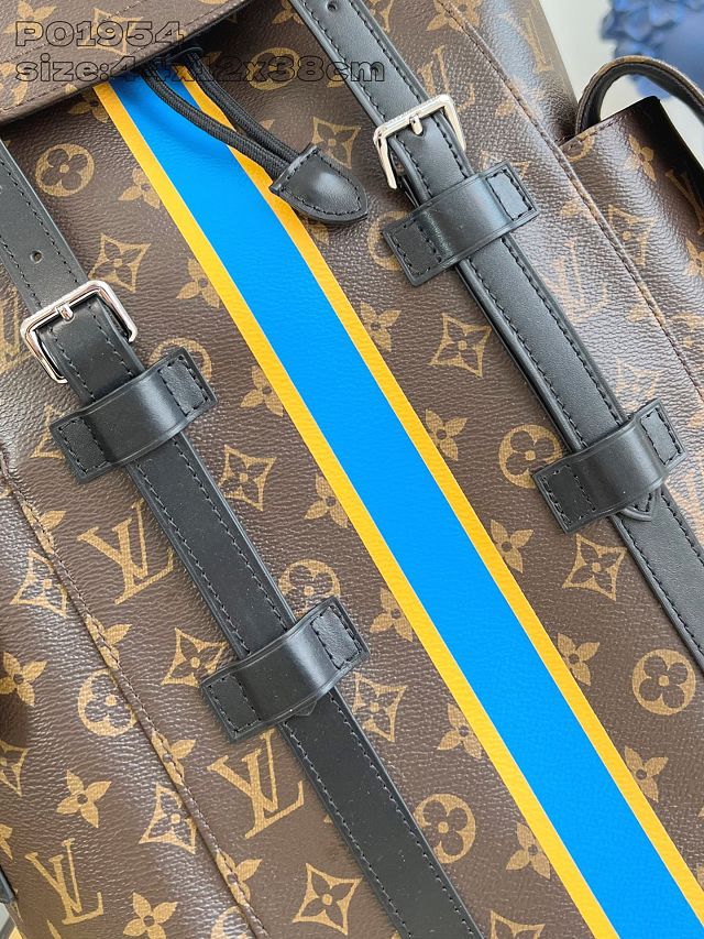 Louis vuitton original monogram canvas christopher backpack MM P01954 