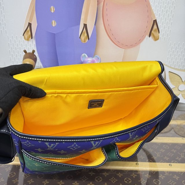 Louis vuitton original monogram canvas satchel messenger bag M15187