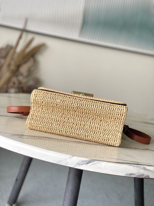 Louis vuitton original raffia twist MM slim M14308