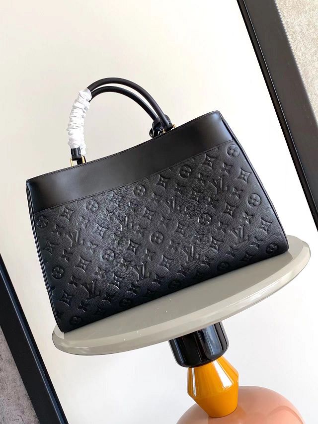 Louis vuitton original calfskin avenue MM handbag M25575 black