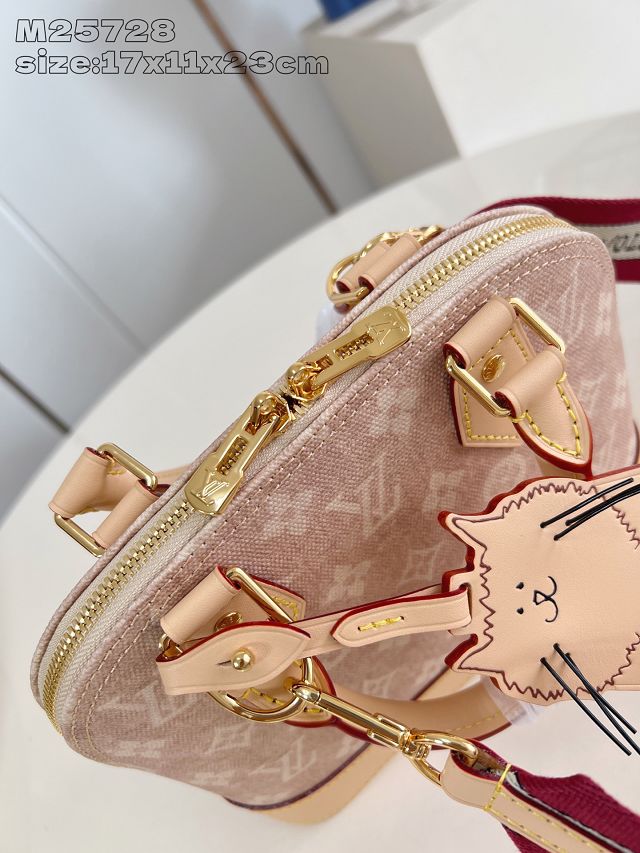 Louis vuitton original meowgram canvas alma BB handbag M25728