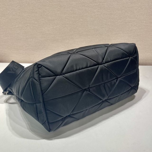 Prada original nylon large handbag 1BG435 black