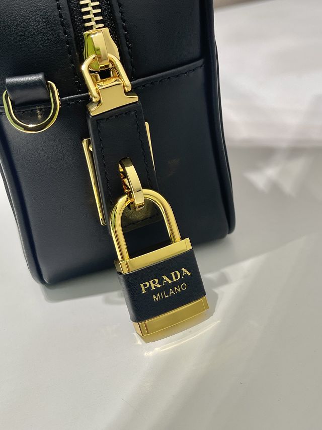 Prada original nylon small top handle bag 1BB133 black