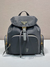 Prada original nylon medium backpack 1BZ081 grey
