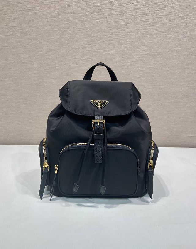 Prada original nylon medium backpack 1BZ081 black