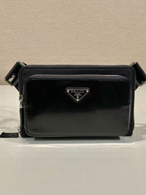 Prada original calfskin belt bag 2VH156 black