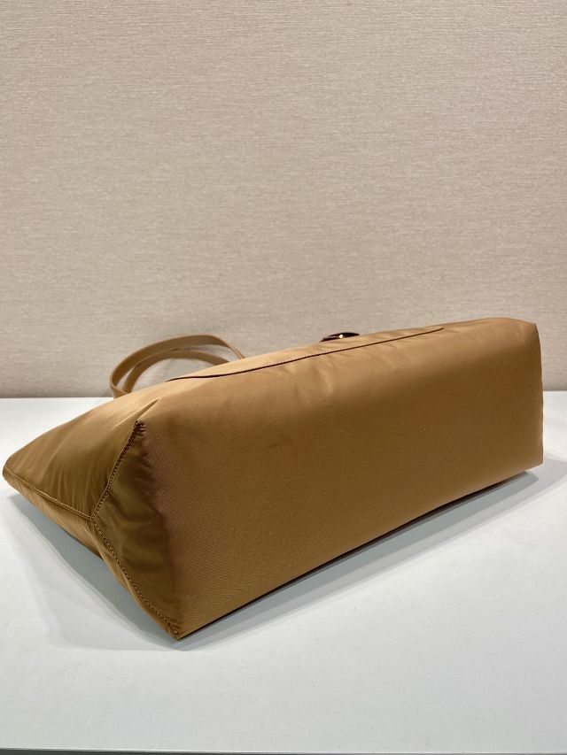 Prada original nylon large tote bag 1BG527 brown