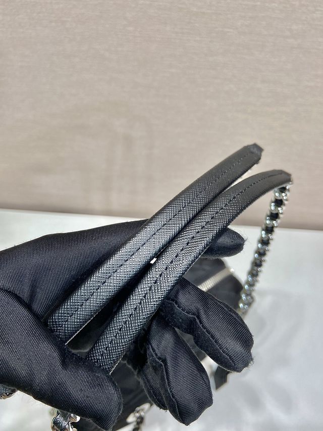 Prada original nylon medium camera bag 1BB903 black