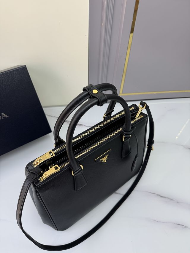 Prada original saffiano calfskin galleria large bag 1BA274 black