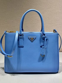 Prada original saffiano calfskin galleria large bag 1BA274 blue