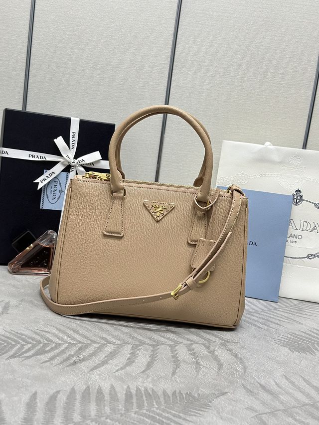 Prada original saffiano calfskin galleria medium bag 1BA863 apricot