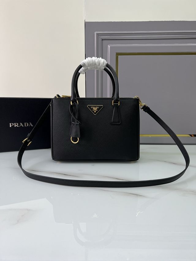 Prada original saffiano calfskin galleria medium bag 1BA863 black