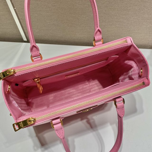 Prada original saffiano calfskin galleria medium bag 1BA863 pink