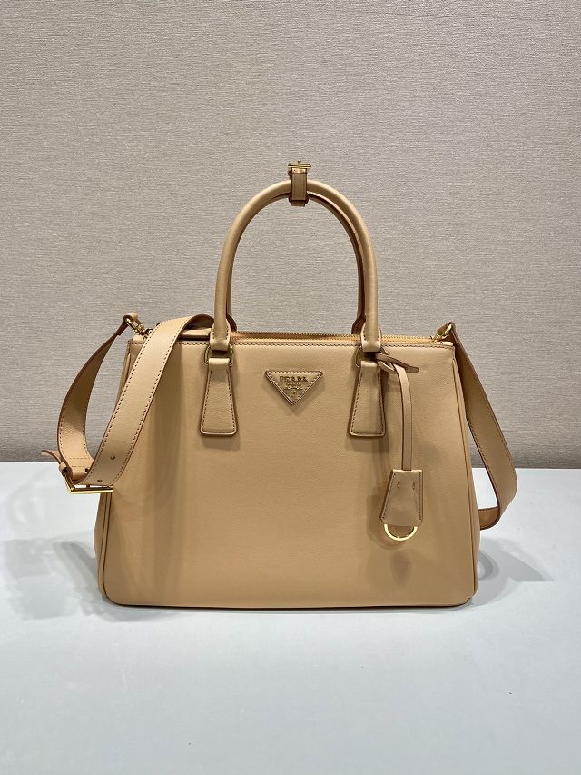Prada original soft calfskin galleria large bag 1BA274 apricot