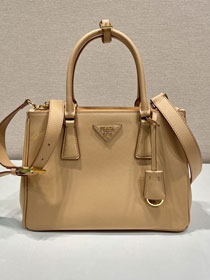 Prada original soft calfskin galleria medium bag 1BA863 apricot