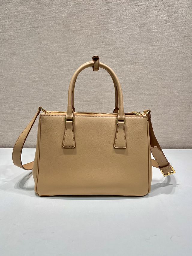 Prada original soft calfskin galleria medium bag 1BA863 apricot