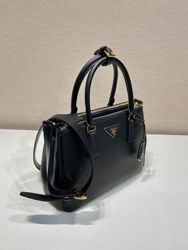 Prada original soft calfskin galleria medium bag 1BA863 black