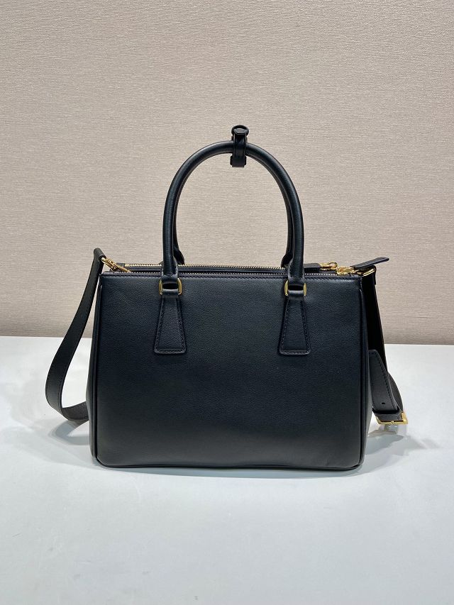 Prada original soft calfskin galleria medium bag 1BA863 black
