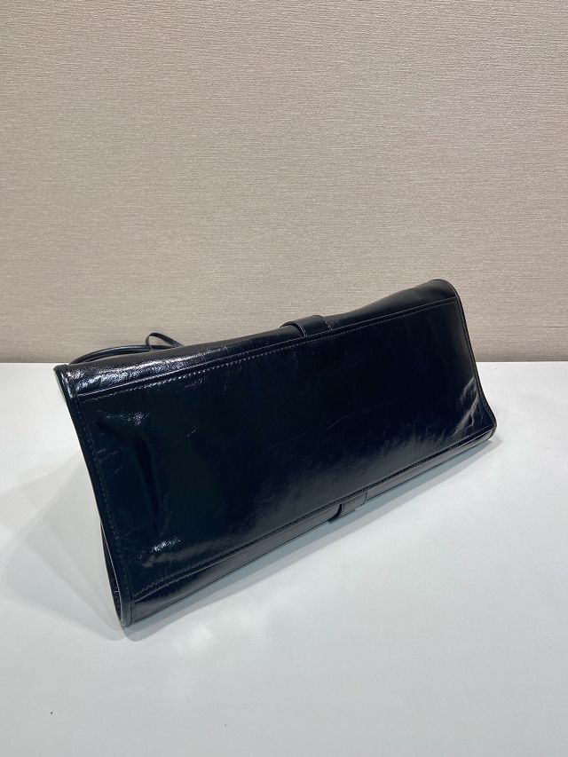 Prada original calfskin large tote bag 1BG570 black