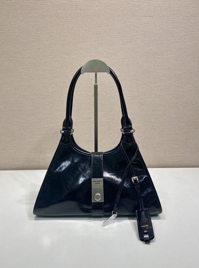 Prada original calfskin medium tote bag 1BG563 black