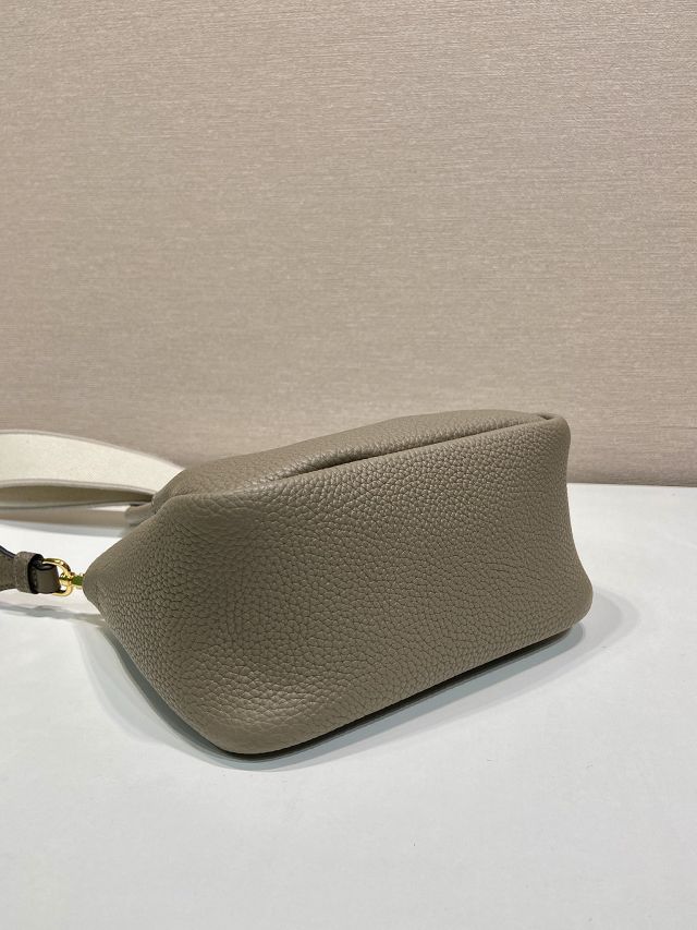 Prada original calfskin mini tote bag 1BA362 grey