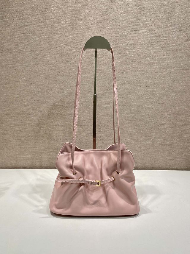 Prada original lambskin dada small bag 1BG586 light pink