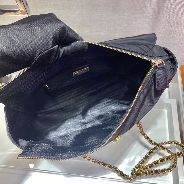 Prada original nylon large tote bag 1BD630 black