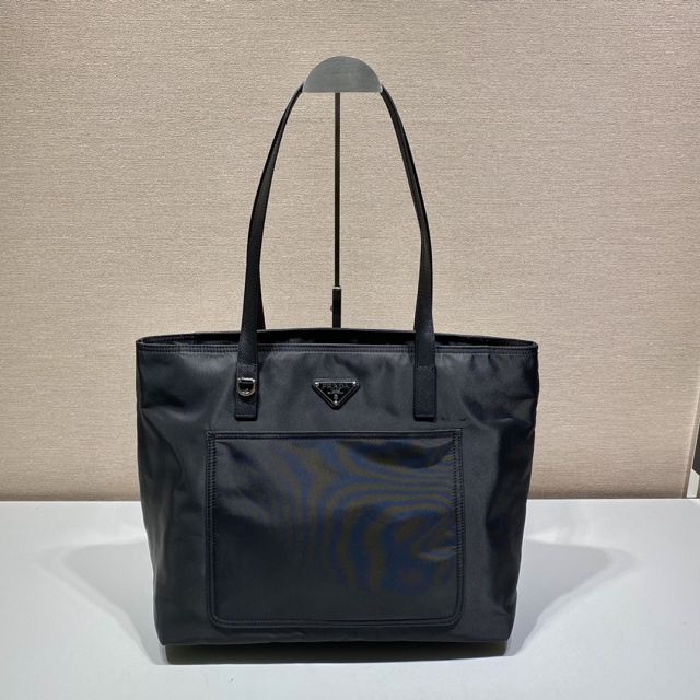 Prada original nylon medium tote bag 1BG052 black