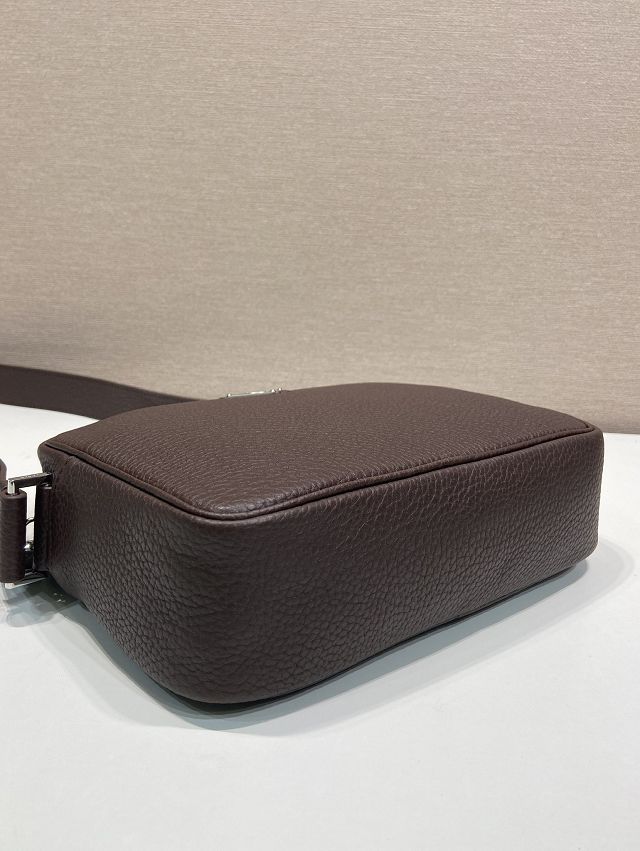 Prada original calfskin shoulder bag 2VH189 black