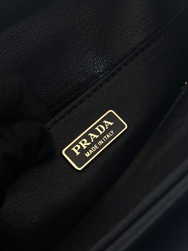 Prada original lambskin explore medium tote bag 1BG596 black
