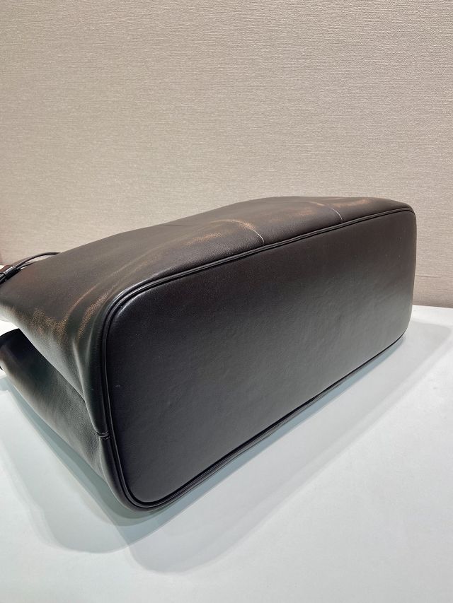 Prada original lambskin large tote bag with belt 1BG126 