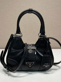 Prada original lambskin small top handle bag 1BA381 black