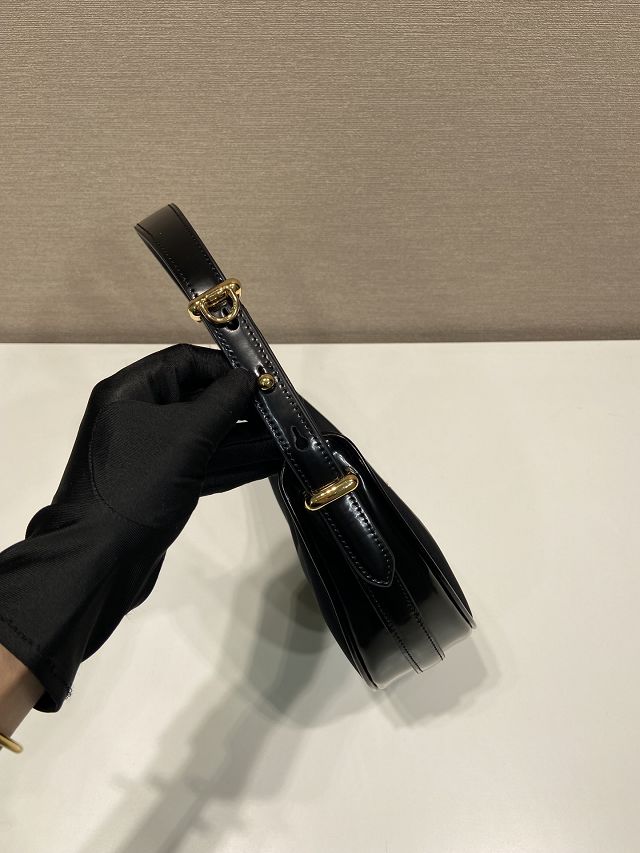 Prada original nylon arque shoulder bag 1BC194 black