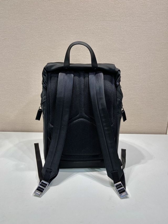 Prada original calfskin large backpack 2VZ135 black