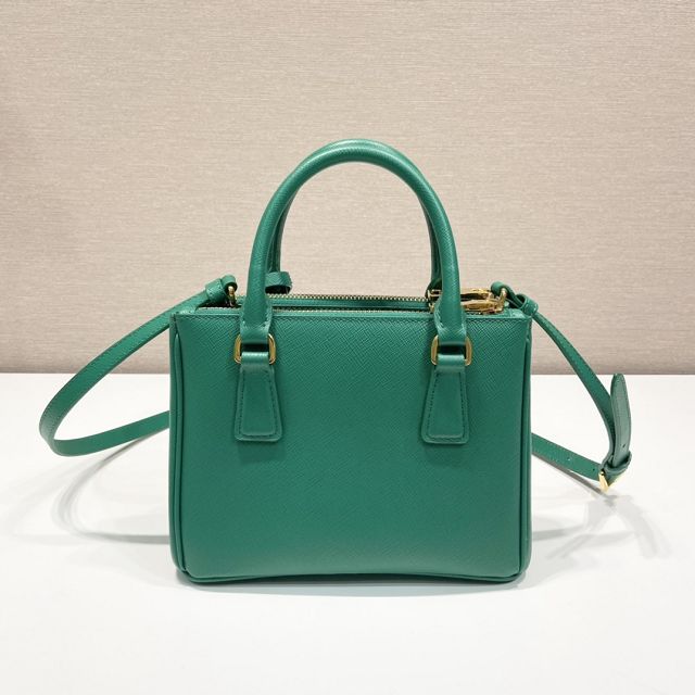 Prada original saffiano calfskin galleria mini bag 1BA906 green