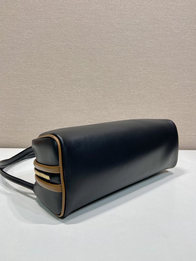 Prada original calfskin shoulder bag 1BC249 black