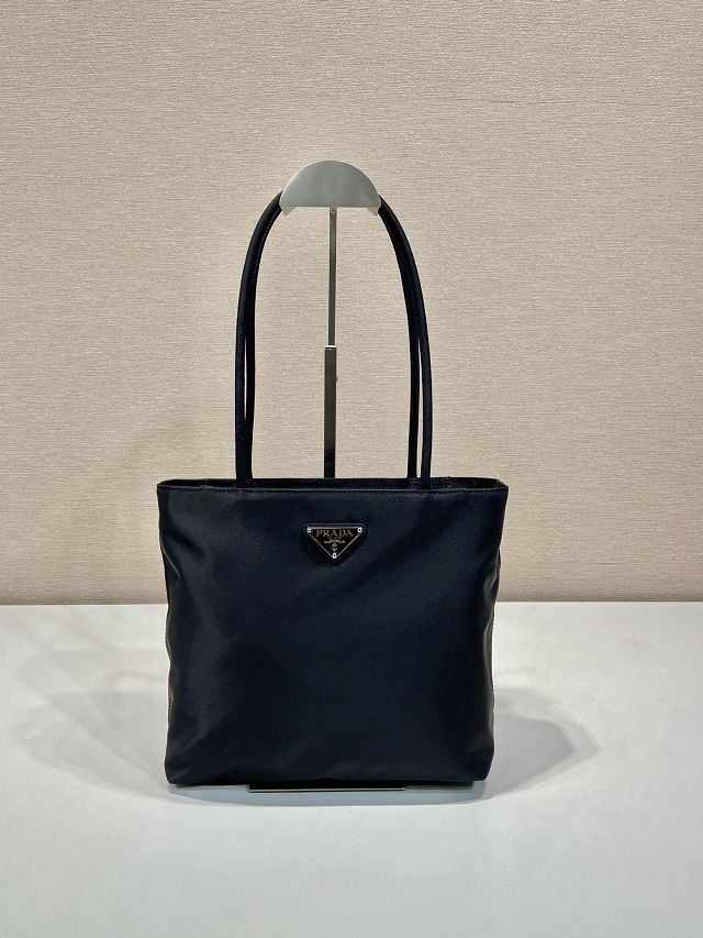 Prada original nylon small tote bag B6247 black
