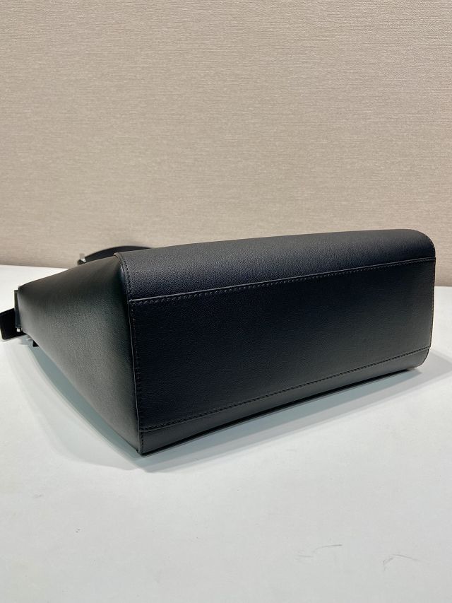 Prada original calfskin shoulder bag 2VH177 black