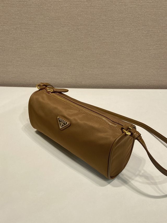 Prada original nylon pouch 1NE058 brown