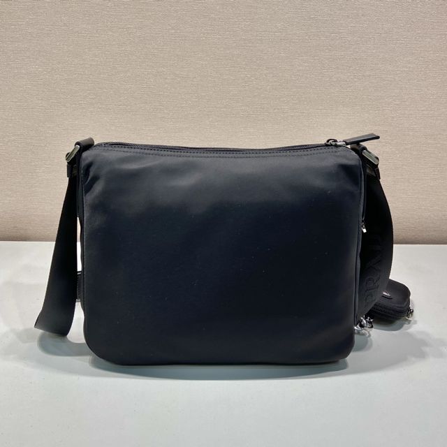 Prada original nylon shoulder bag 1BC421 black