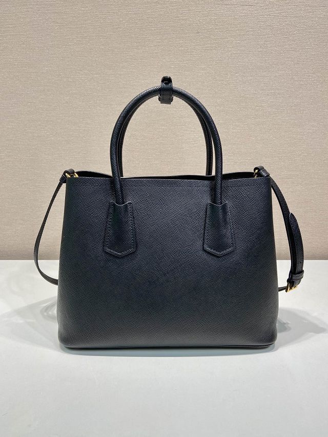 Prada original saffiano calfskin galleria large bag 1BG775 black