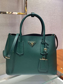 Prada original saffiano calfskin galleria large bag 1BG775 green