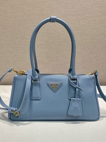 Prada original soft calfskin galleria medium bag 1BA457 blue