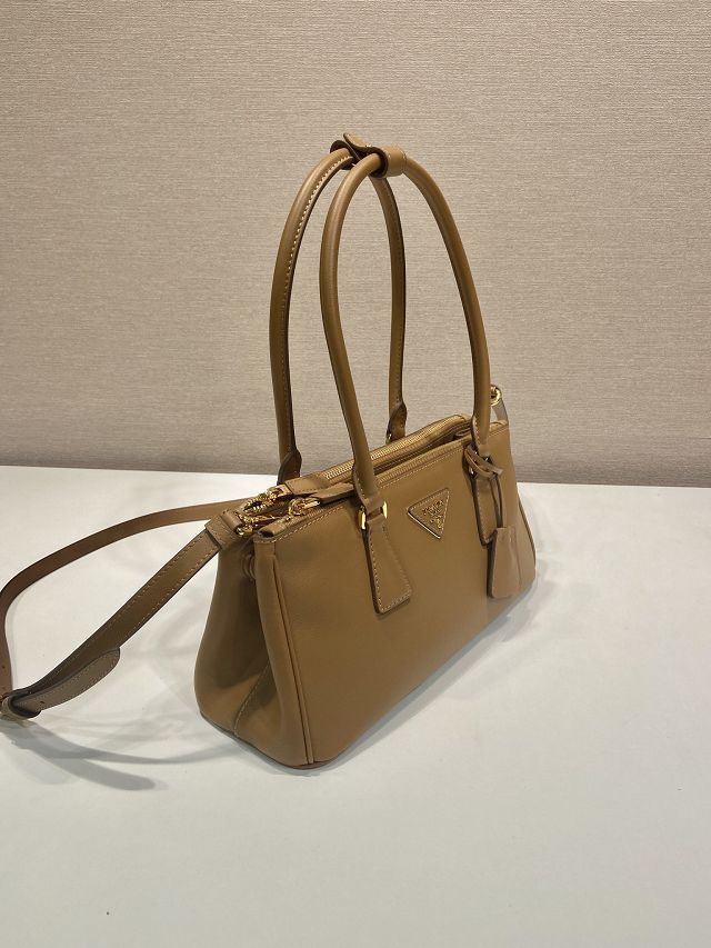 Prada original soft calfskin galleria medium bag 1BA457 brown